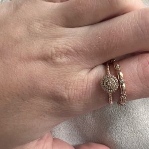Pandora Rose Gold Ring Bundle